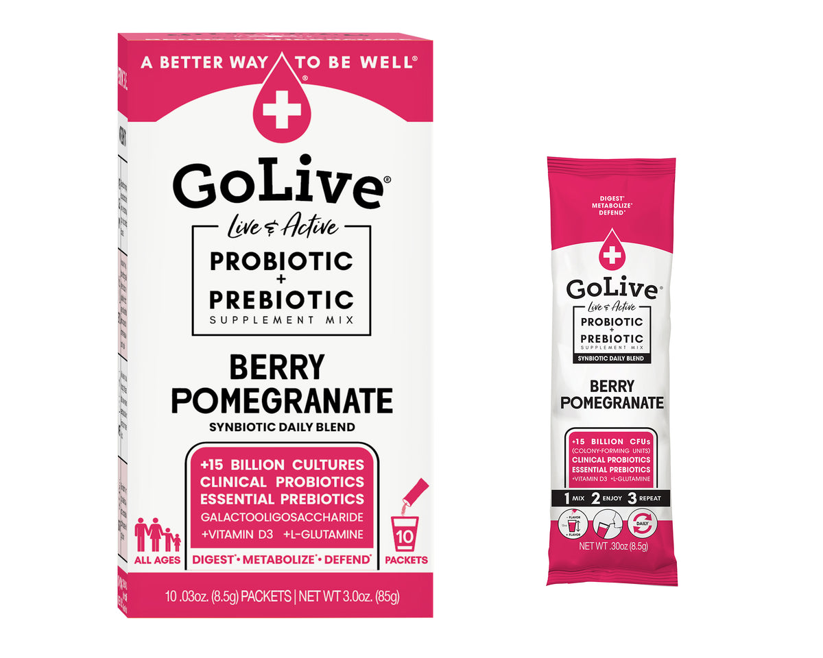 Berry Pomegranate Synbiotic (Probiotics + Prebiotics) Blend