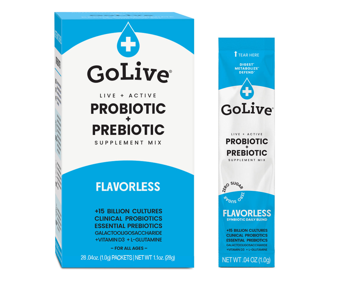 28-Pack Flavorless Synbiotic (Probiotics + Prebiotics) Blend