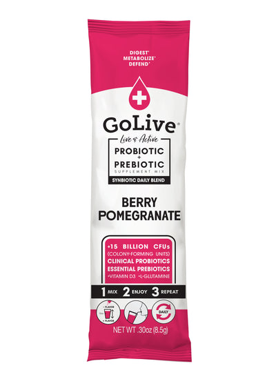 Berry Pomegranate Synbiotic (Probiotics + Prebiotics) Blend