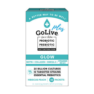 GoLive Probiotic + Prebiotic - GLOW for Beauty