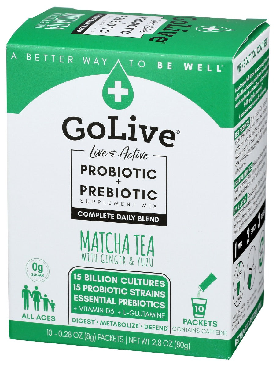 Matcha Tea Probiotic Plus Prebiotic